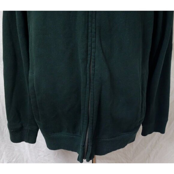 Old Navy Mens XL Green Fleece Zip Up Outdoor Casual Long Sleeve Pockets Jacket - Picture 4 of 12